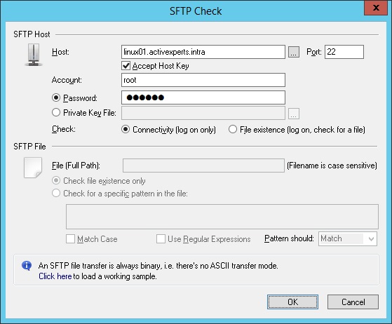Monitor SFTP